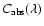 $C_{\rm abs}(\lambda)$