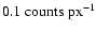 $0.1~{\rm counts~px}^{-1}$