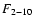 $F_{\rm 2-10}$