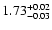 $\rm 1.73^{+0.02}_{-0.03}$