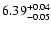 $\rm 6.39^{+0.04}_{-0.05}$