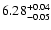 $\rm 6.28^{+0.04}_{-0.05}$