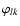 $\varphi_{lk}$
