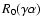 $R_0(\gamma \alpha)$