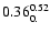$\rm0.36_{0.}^{0.52}$