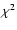$\chi^2$