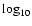 $\log_{10}$