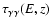 $\tau_{\gamma \gamma}(E,z)$
