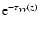 ${\rm e}^{-\tau_{\gamma \gamma}(z)}$
