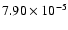 $7.90\times10^{-5}$