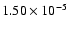 $1.50\times10^{-5}$