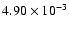 $4.90\times10^{-3}$