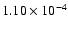 $1.10\times10^{-4}$