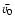 $\bar{v_0}$