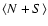 $\langle N+S\rangle$