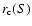 $r_{\rm c}(S)$