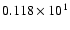 $0.118\times 10^{1}$