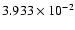 $3.933\times 10^{-2}$