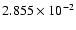 $2.855 \times 10^{-2}$
