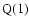 ${\rm {\rm {Q(1)}}}$