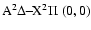 ${\rm A}^{2}\Delta\!\!-\!\!{\rm X}^{2}\Pi~(0,0)$