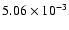 $5.06\times10^{-3}$