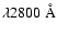 $\lambda 2800~\textrm{\AA}$