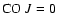 ${\rm {CO}}~ J=0$