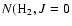 $N({\rm {H}_{2}},J=0$