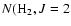 $N({\rm {H}}_{2},J=2$