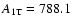 $A_{\rm 1T} = 788.1$