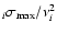 $_{i} \sigma_{\rm max} / \nu_{i}^{2}$