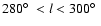 $280\hbox{$^\circ$ }<
l < 300\hbox{$^\circ$ }$