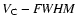 $V_{\rm C} -
{\it FWHM}$