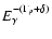 $E_\gamma^{-(\Gamma_p+\delta)}$