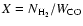 $X =
N_{{\rm H_2}}/W_{{\rm CO}}$