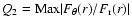 $Q_2= {\rm Max}\vert F_{\theta}(r)/F_{\rm r}(r)\vert$