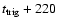 $t_{\rm trig}+220$