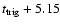 $t_{\rm trig}+5.15$