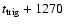 $t_{\rm trig} + 1270$