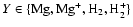 $Y \in \rm\{ Mg ,Mg^+, H_2, H_2^+\}$
