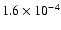 $1.6\times10^{-4}$