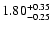 $1.80^{\rm +0.35}_{-0.25}$