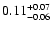 $0.11^{\rm +0.07}_{-0.06}$