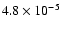 $4.8\times10^{-5}$