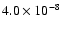 $4.0\times10^{-8}$