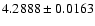 $4.2888 \pm 0.0163$