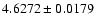 $4.6272 \pm 0.0179$