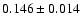 $0.146 \pm 0.014$