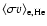 $\langle \sigma v \rangle_{{\rm e},{\rm He}}$
